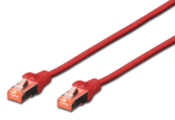 Digitus DK-1644-050/R 5 Mt CAT6A AWG26/7 LSZH S/FTP Kırmızı Patch Cord Kablo