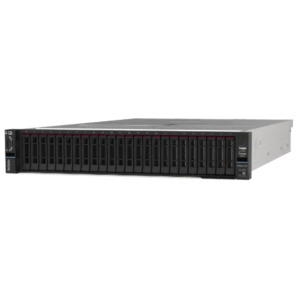 LENOVO SERVER 7D76TS0500 THINKSYSTEM SR650 V3 GOLD 2x5418Y 24C 2GHz 2x32GB 4800MHz 4x480GB SSD 9350-8i 16GB FC DUAL HBA 2x1800W TITANIUM XCC PLATINUM 2U RACK
