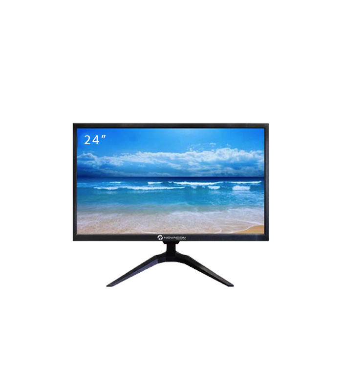 Novacom LED24A 24 inch 1920x1080 5ms 75Hz VGA HDMI LALE Siyah Monitör