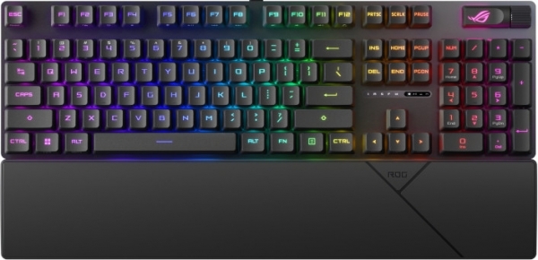 Asus ROG STRIX SCOPE II RX AURA SYNC RGB USB Q TR Rog RX Red Switch IP57 Kablolu Oyuncu Klavyesi