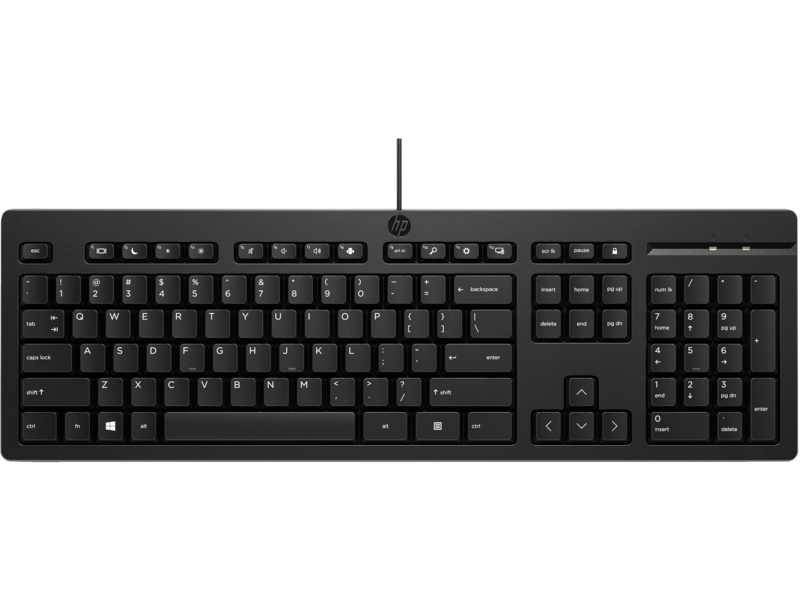 Hp 266C9AA 125 USB Q TR Siyah Standar Kablolu Siyah Klavye