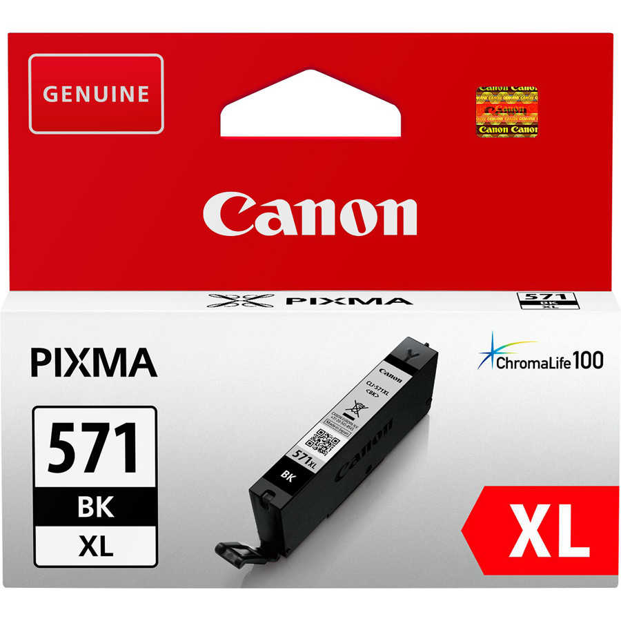 Canon 0331C001 CLI-571XL BK TS5050-9050 Yüksek Kapasiteli Orijinal Inkjte Kartuş