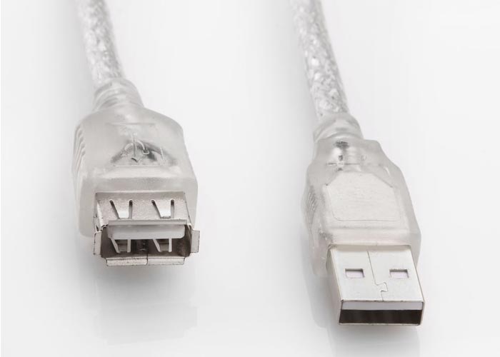 S-Link SL-AF2003 3 Mt USB 2.0 to USB 2.0 Erkek-Dişi Şeffaf USB 2.0 Uzatma Kablosu