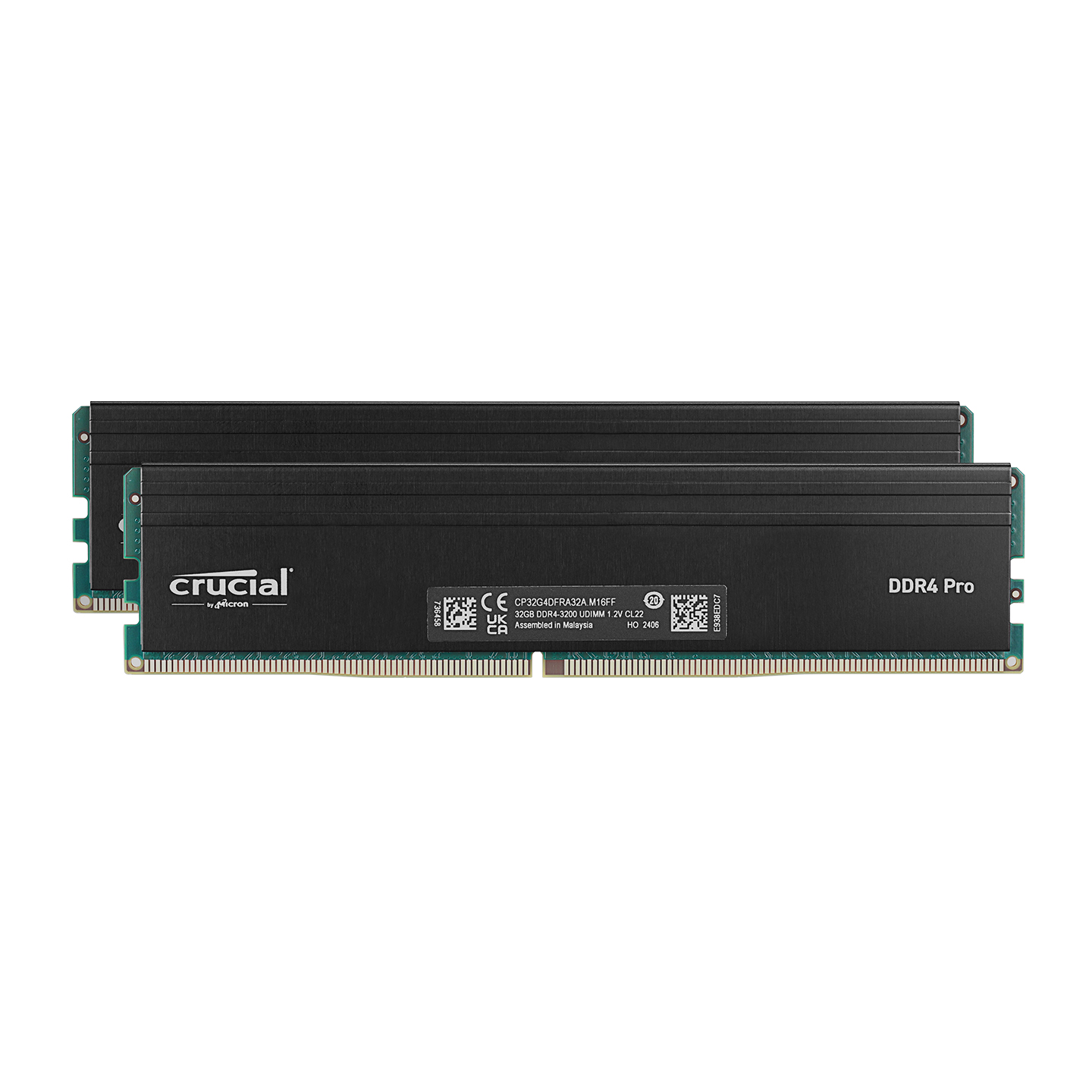 Crucial Pro CP2K32G4DFRA32A 64 GB (2x32GB) DDR4 3200MHz CL22 Bilgisayar Bellek