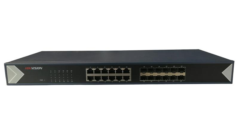 Hikvision DS-3E0524TF 12 Port Gigabit PoE 12 Port SFP 370W POE Switch
