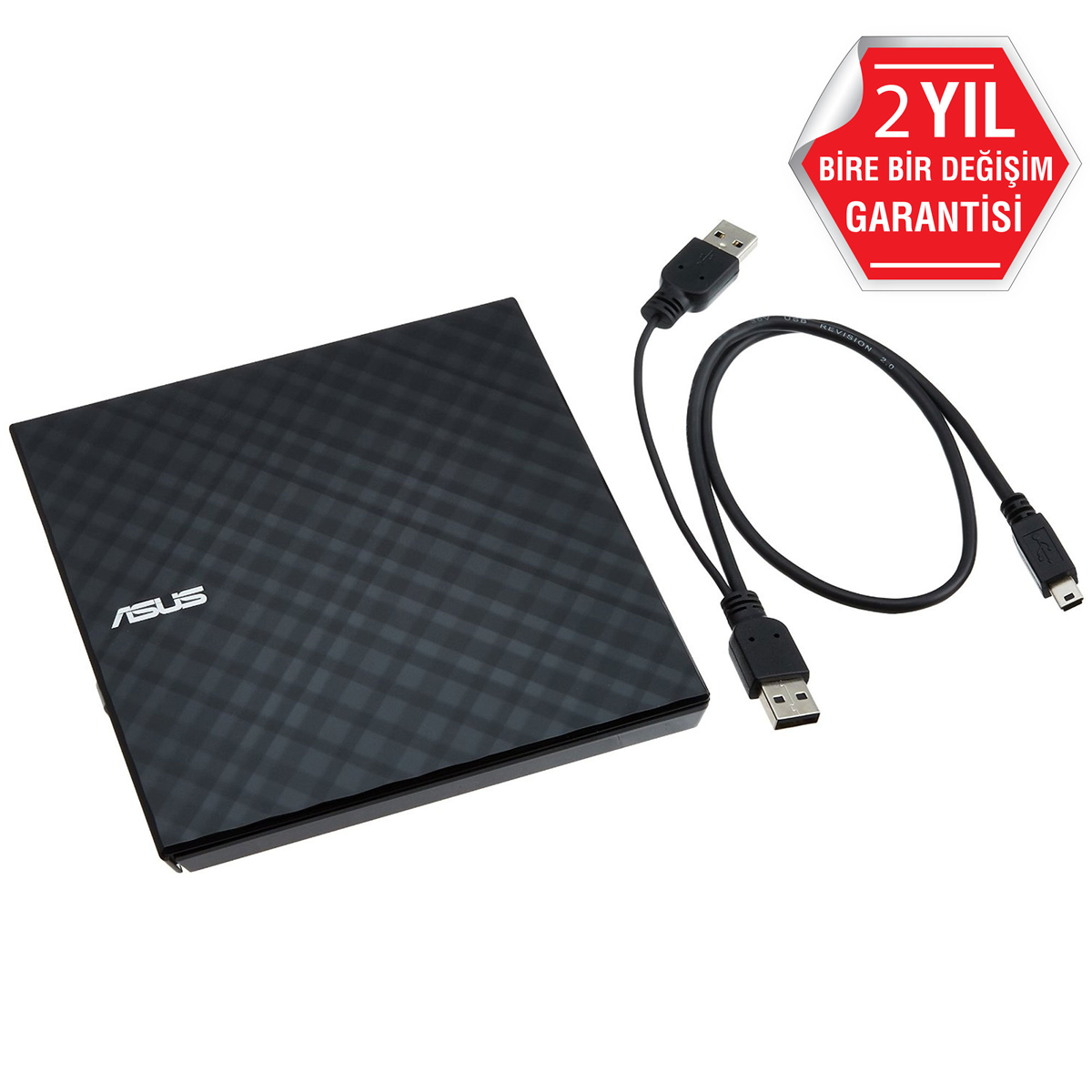 Asus SDRW-08D2S-U Usb 2.0 Dvd-Rw Slim Siyah Kutulu Optik Okuyucu