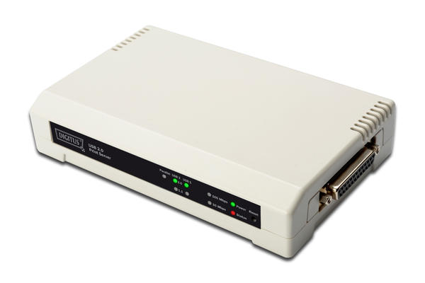 Digitus DN-13006-1 1 Port Ethernet 2 Port USB 2.0 1 Port DB-36 LBP Print Server