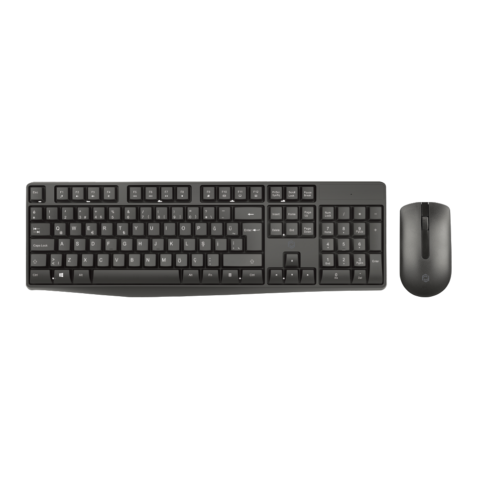 Frisby FK-4875QU Q TR Multimedia Kablosuz Siyah Klavye Mouse Set