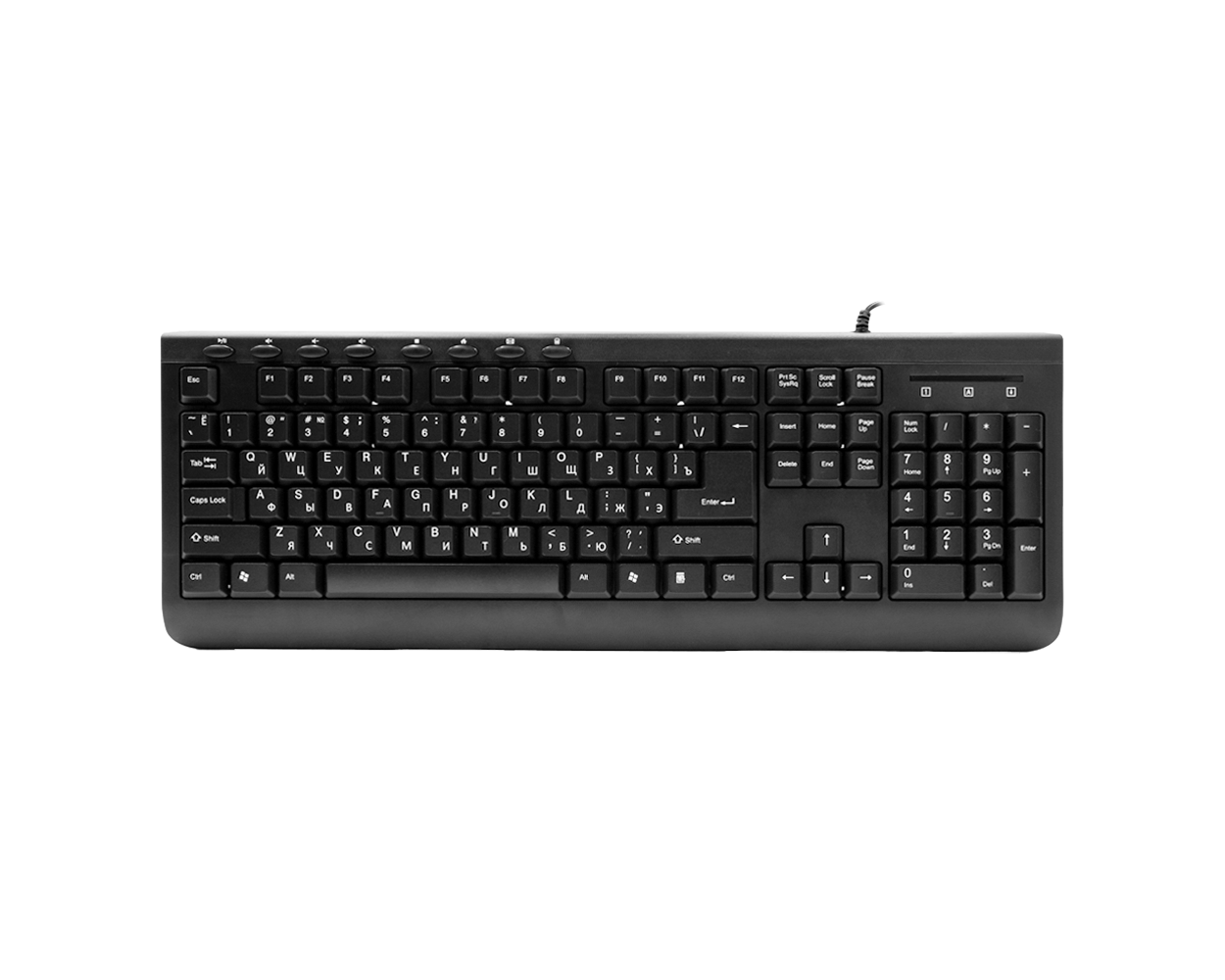 Frisby FK-202RU USB Rusça Multimedia Siyah Kablolu Klavye