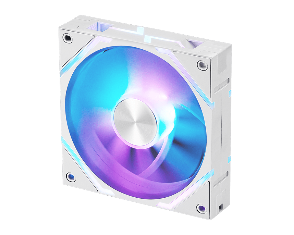 Msi MPG EZ120 ARGB WHITE-3W 12cm ARGB Mayetik Daisy Chain 3 lü Beyaz Kasa Fanı