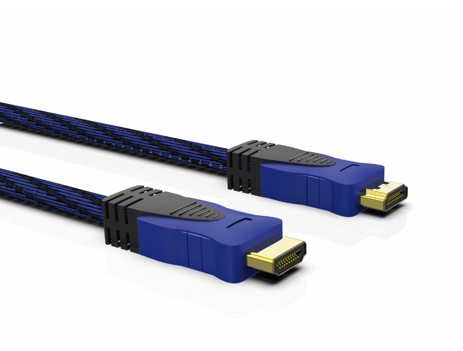 Inca IHK-05T 5 Mt HDMI top HDMI v2.0 18Gbps 4K 2K Örgülü Altın Uclu Görüntü Kablosu