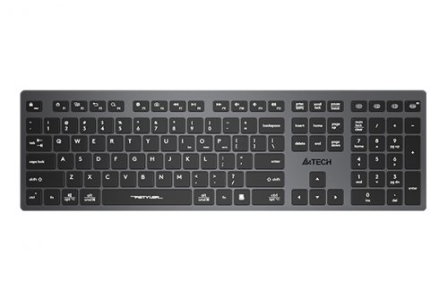A4 Tech FBX50C Q TR Bluetooth Wi-Fi Nano Multimedia Şarjlı Siyah Kablosuz Klavye