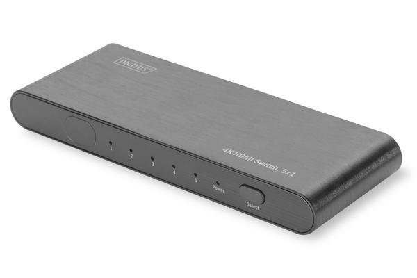 Digitus DS-45317 5x1 Port HDMI 4K 2K UHD Full HD HDMI Görüntü Çoklayıcı Switch