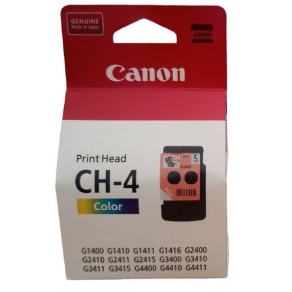 Canon 0694C002 CH-4 2410-G2411 - G3410 - G3411 - G4410 - G4411 Renkli Orijinal Baskı Kafası