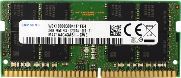Samsung M471A4G43AB1-CWE 32 GB DDR4 3200Mhz CL20 Notebook Bellek