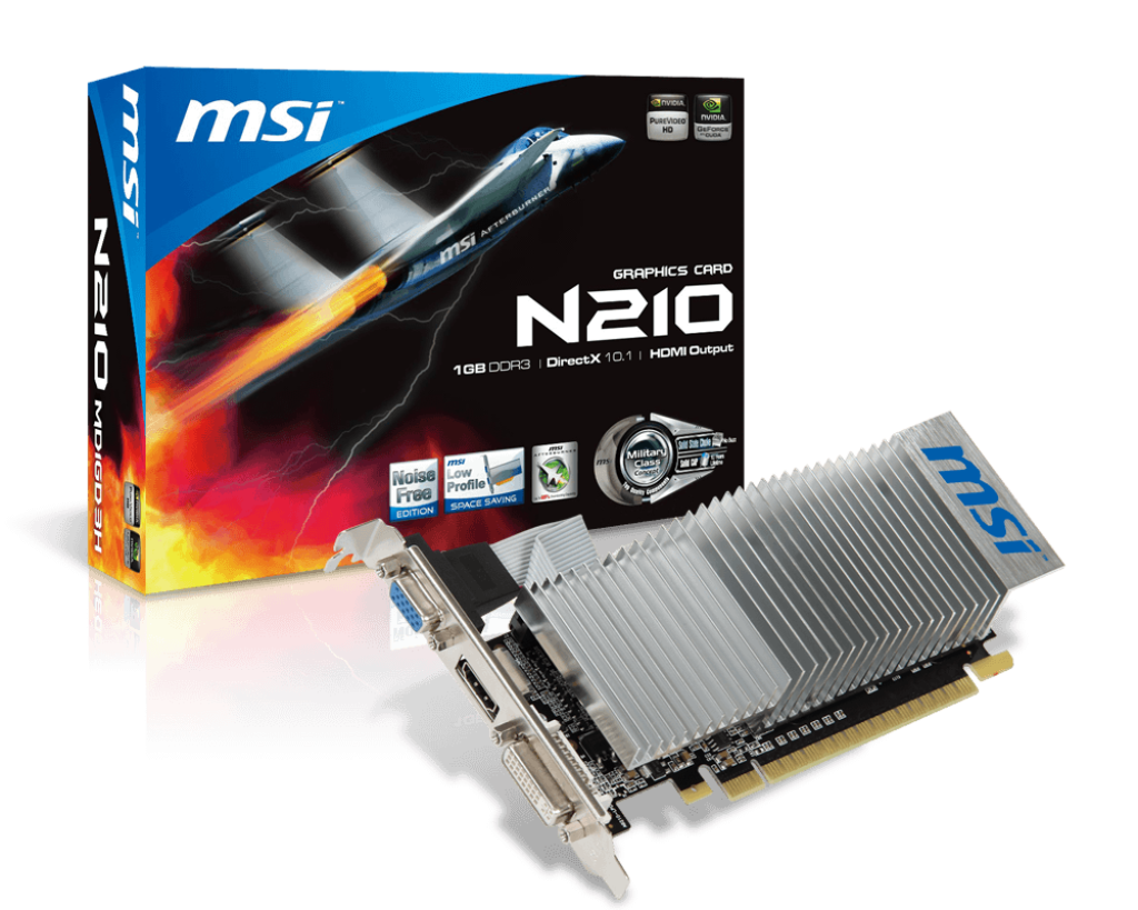 Msi N210-1GD3/LP 1 GB DDR3 GeForce GT210 64Bit NVIDIA Ekran Kartı