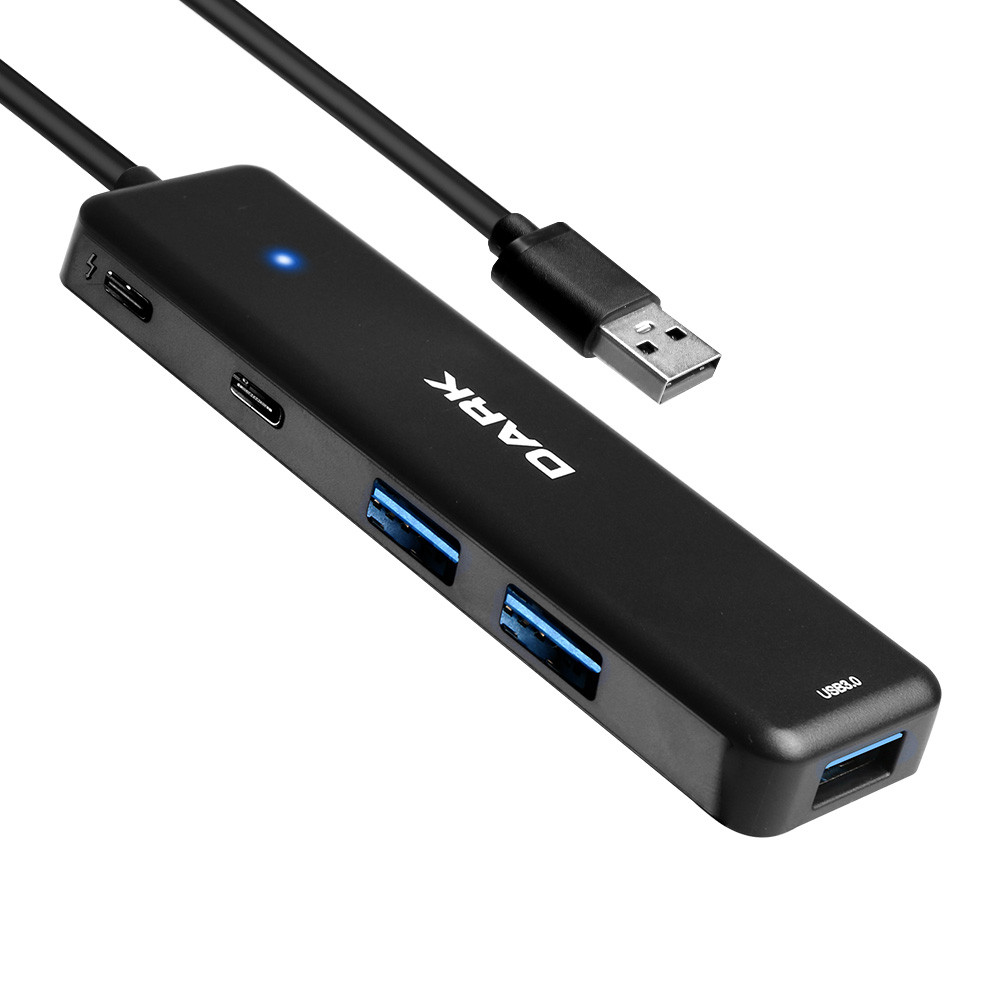 Dark DK-AC-USB347 USB 3.2 Gen 1 to 3 Port USB 3.0 1 Port Type C 1 Port Charge USB Çoklayıcı
