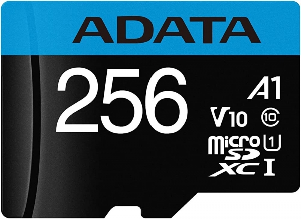 Adata AUSDX256GUICL10A1-RA1 256 GB Premier UHS-I Class10 V10 Adaptörlü mciroSD Kart
