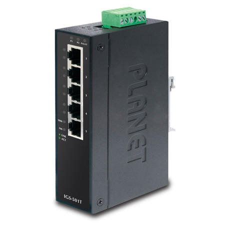 Planet PL-IGS-501T 5 Port 10/100/1000T Gigbit Endüstriyel Ethernet Switch