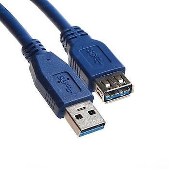 Dark DK-CB-USB3EXTL50 0.50 Mt USB 3.0 to USB 3.0 Mavi Erkek-Diþi USB 3.0 Uzatma Kablosu