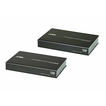 Aten VE813A 100 Mt HDMI to CAT HDBaseT 4K Extreme USB Alýcý Verici HDMI Sinyal Uzatma Cihazý