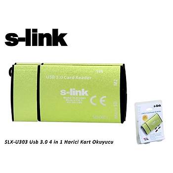S-Link SLX-U303 USB 3.0 4 in 1 Harici Kart Okuyucu