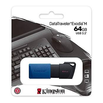 Kingston DTXM/64GB 64 GB DateTraveler ExodiaM USB 3.0 USB Flash Bellek