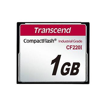Transcend TS1GCF220I 1 GB CF220I 266X 20/10Mb/s Industrýal CompactFlash Hafýza Kartý