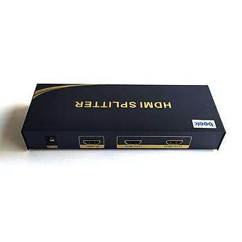 Beek BS-VSP-HA02 1 Port Giriþ 2 Port Çýkýþ 1.4 1080p 60Hz 4K 30Hz Adaptörlü HDMý Splittter