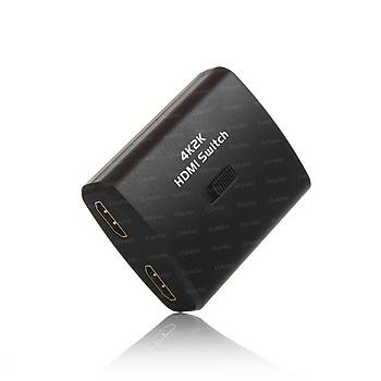 Dark DK-HD-SW201 2 Giriþli 1 Çýkýþlý 4K Ýki Yönlü HDMI Sinyal Seçici Switch