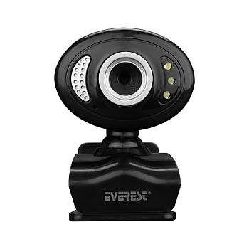 Everest SC-826 0.3 MP 640x480 Mikrofonlu USB Ledli Webcam