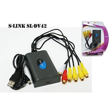 S-Link SL-DV42 Usb to DVR 4 Port Adaptör