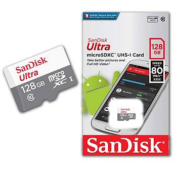 Sandisk SDSQUNS-128G-GN6MN 128 GB UHS-I 80Mb/s microSDXC Hafýza Kartý