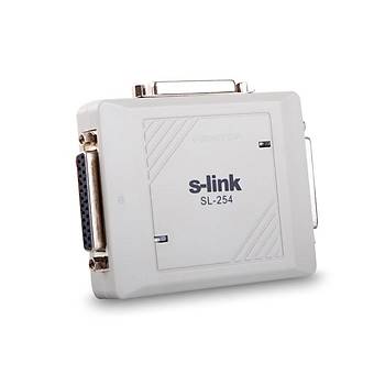 S-Link SL-254 2 Port LPT Otomatik Yazýcý LPT Switch