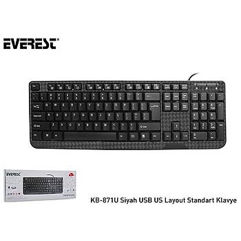 Everest KB-871U Q TR Standart USB Siyha Kablolu Klavye