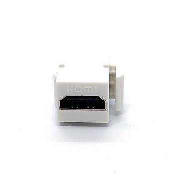 Beek BN-KJ-HDMIA HDMI to HDMI Diþi-Diþi Beyaz Keystorejack Konneketör