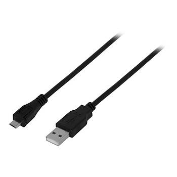 Frisby FA-US28 0.4 Mt USB 2.0 to micro USB Siyah Erkek-Erkek USB Kablosu