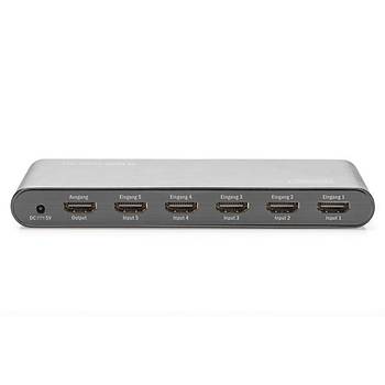Digitus DS-45317 5x1 Port HDMI 4K 2K UHD Full HD HDMI Grnt oklayc Switch