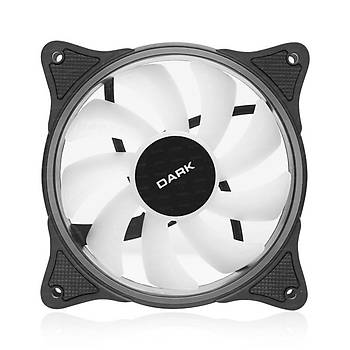 Dark DKCKARGB04 3 x 12 cm ARGB Fan 6x Hub Remote Anakart Kontrollü Kit Fan Seti