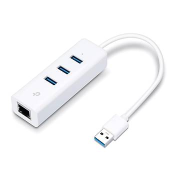 Tp-Link UE330 Usb 3.0 to RJ45 Gigabit 3 Port USB 3.0 Hub USB Ethernet Að Adaptör