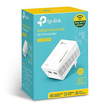 Tp-Link TL-WPA4220 2 Port 10/100Mbps 300Mbps AV600 WiFi Powerline Exte