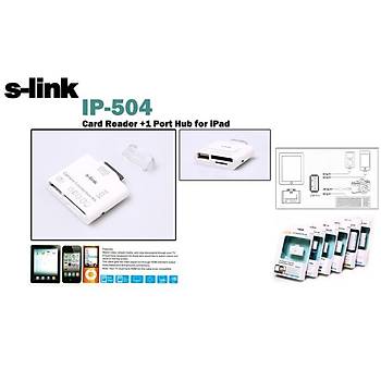S-Link IP-504 Ipad 5 in 1 ( SD(HC)/MS DUO/M2 /T-Flash) Kart Okuyucu