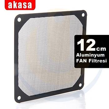Akasa AK-GRM120-AL01-BK 12 cm Full Aluminyum Temizlenebilir Kasa Filitresi