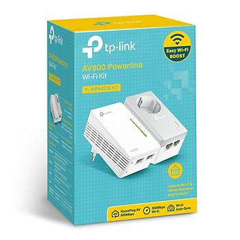Tp-Link TL-WPA4226KIT Av600 2x2Port 100Mbps Wifi Power Line Adaptör Kit