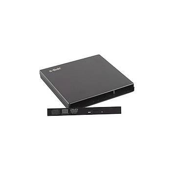 S-Link SL-S105 USB 2.0 SATA Siyah Harici DVD-RW Optik Okuyucu Kutusu
