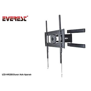 Everest LCD-HR208 26-42 inch Güvenlik Klitli Açý Ayarlý Duvar Tipi Aský Aparatý