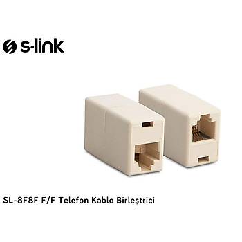 S-Link SL-8F8F F/F RJ45 to RJ45 Diþi-Diþi Ethernet Ara Adaptör