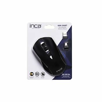Inca IWM-390RT 1600 Dpi 3 Tuþlu RGB Sessiz Þarjlý USB / USB Type C Kablosuz Mouse