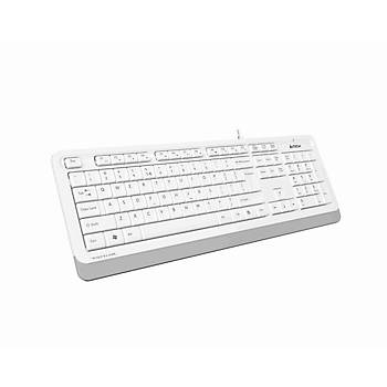 A4 Tech FK10 Q TR USB Multimedia Fstyler Beyaz Kablolu Klavye