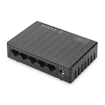 Digitus DN-80063 5 Port 1000BAse-T Gigabit Masasütü Switch